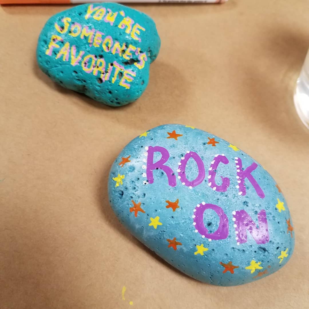 Kindness Rocks Paint Nite… ROCKED!